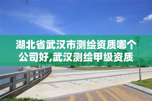 湖北省武漢市測繪資質哪個公司好,武漢測繪甲級資質公司