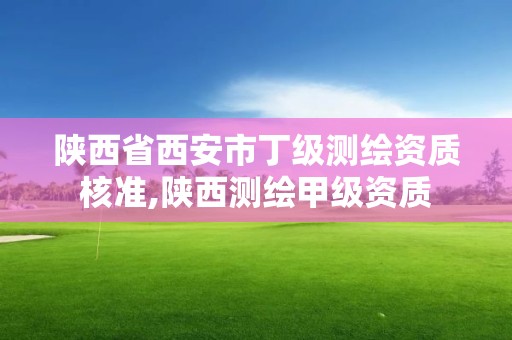 陜西省西安市丁級測繪資質核準,陜西測繪甲級資質