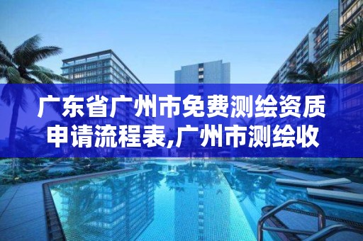 廣東省廣州市免費(fèi)測(cè)繪資質(zhì)申請(qǐng)流程表,廣州市測(cè)繪收費(fèi)標(biāo)準(zhǔn)