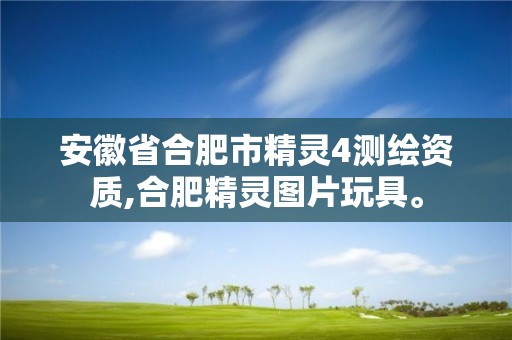 安徽省合肥市精靈4測繪資質,合肥精靈圖片玩具。