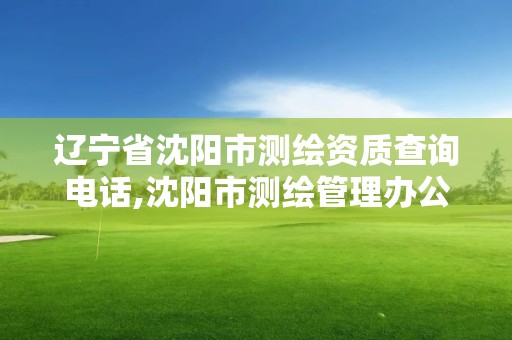 遼寧省沈陽市測繪資質(zhì)查詢電話,沈陽市測繪管理辦公室