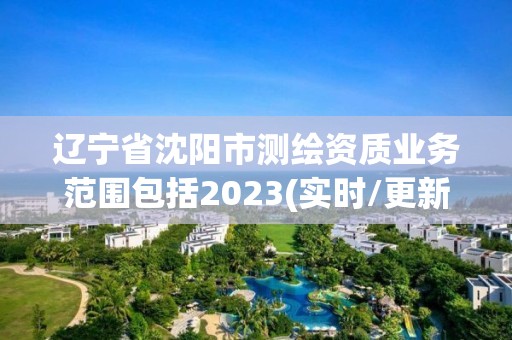 遼寧省沈陽市測繪資質(zhì)業(yè)務范圍包括2023(實時/更新中)