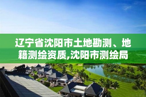 遼寧省沈陽市土地勘測、地籍測繪資質(zhì),沈陽市測繪局官網(wǎng)。