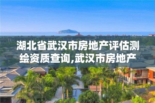 湖北省武漢市房地產評估測繪資質查詢,武漢市房地產測繪中心。