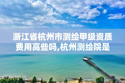 浙江省杭州市測繪甲級資質費用高些嗎,杭州測繪院是什么單位。