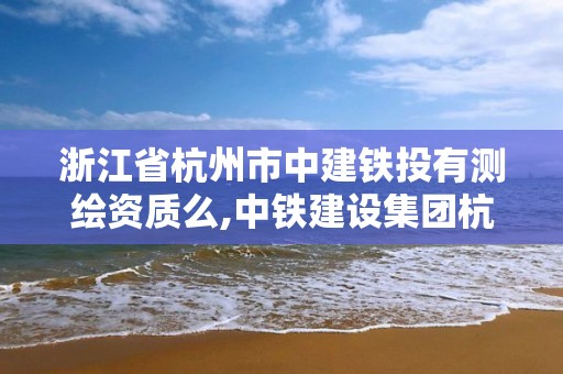 浙江省杭州市中建鐵投有測繪資質么,中鐵建設集團杭州項目。