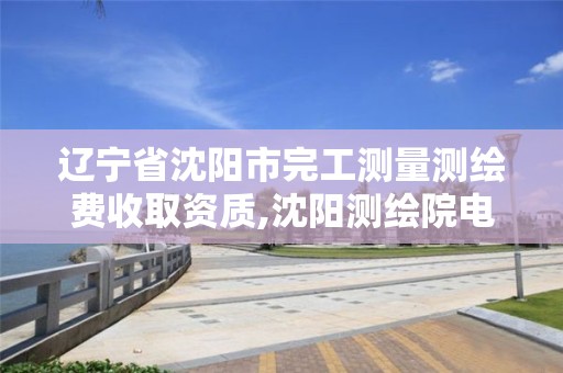 遼寧省沈陽市完工測(cè)量測(cè)繪費(fèi)收取資質(zhì),沈陽測(cè)繪院電話