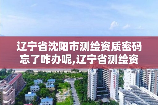 遼寧省沈陽市測(cè)繪資質(zhì)密碼忘了咋辦呢,遼寧省測(cè)繪資質(zhì)延期。