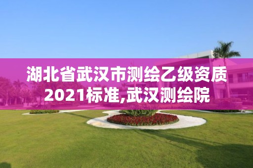 湖北省武漢市測繪乙級資質2021標準,武漢測繪院