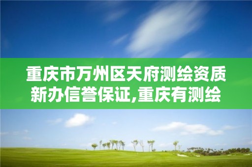 重慶市萬州區天府測繪資質新辦信譽保證,重慶有測繪資質測繪公司大全