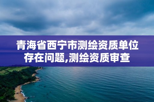 青海省西寧市測繪資質(zhì)單位存在問題,測繪資質(zhì)審查