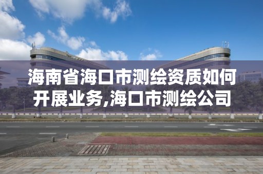 海南省海口市測繪資質如何開展業(yè)務,海口市測繪公司。