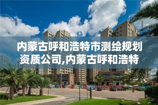 內蒙古呼和浩特市測繪規劃資質公司,內蒙古呼和浩特市測繪規劃資質公司有哪些