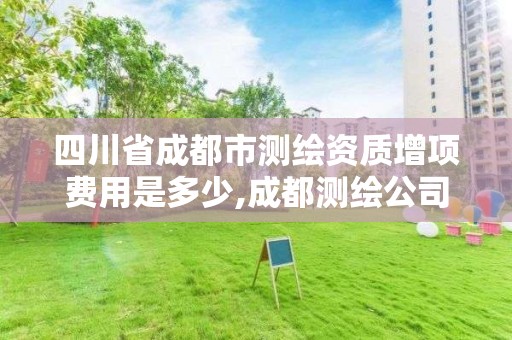 四川省成都市測繪資質增項費用是多少,成都測繪公司收費標準。