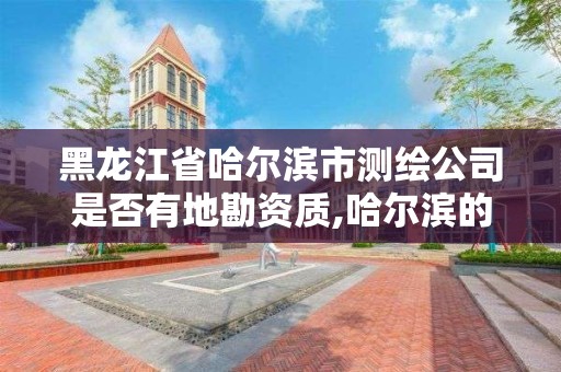 黑龍江省哈爾濱市測(cè)繪公司是否有地勘資質(zhì),哈爾濱的測(cè)繪公司有哪些