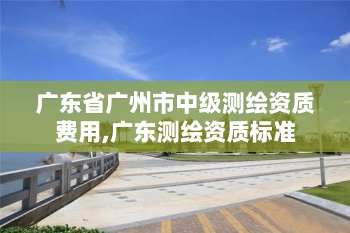 廣東省廣州市中級測繪資質費用,廣東測繪資質標準