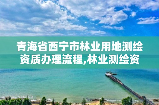 青海省西寧市林業用地測繪資質辦理流程,林業測繪資質哪里辦理