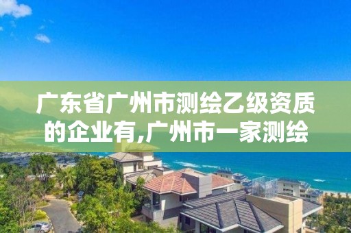 廣東省廣州市測(cè)繪乙級(jí)資質(zhì)的企業(yè)有,廣州市一家測(cè)繪資質(zhì)單位