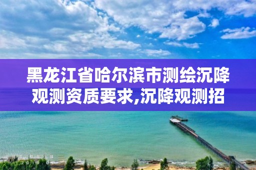 黑龍江省哈爾濱市測(cè)繪沉降觀測(cè)資質(zhì)要求,沉降觀測(cè)招標(biāo)