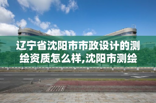 遼寧省沈陽市市政設計的測繪資質怎么樣,沈陽市測繪勘察研究院