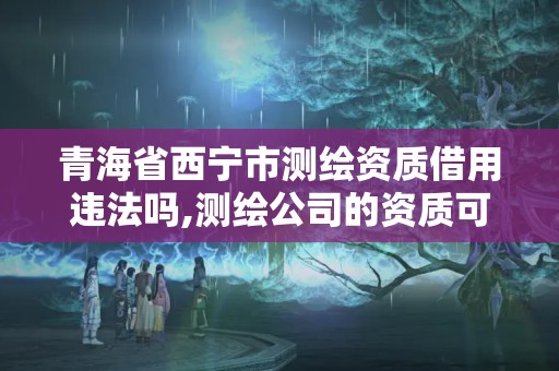 青海省西寧市測繪資質(zhì)借用違法嗎,測繪公司的資質(zhì)可以給別人用嗎