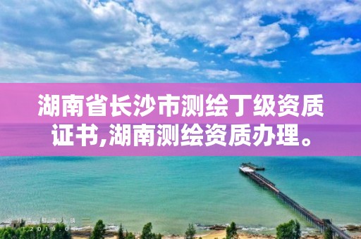 湖南省長沙市測繪丁級資質證書,湖南測繪資質辦理。