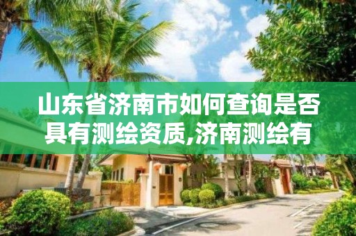 山東省濟南市如何查詢是否具有測繪資質,濟南測繪有限公司