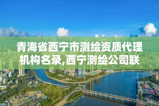 青海省西寧市測繪資質(zhì)代理機構(gòu)名錄,西寧測繪公司聯(lián)系方式。