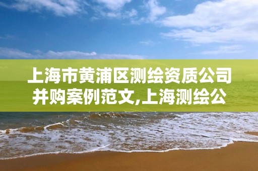 上海市黃浦區測繪資質公司并購案例范文,上海測繪公司排名名單。