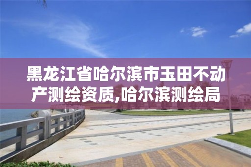 黑龍江省哈爾濱市玉田不動產(chǎn)測繪資質(zhì),哈爾濱測繪局電話