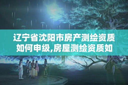 遼寧省沈陽市房產測繪資質如何申級,房屋測繪資質如何申請