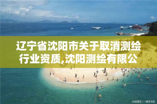 遼寧省沈陽市關于取消測繪行業資質,沈陽測繪有限公司