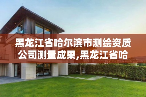 黑龍江省哈爾濱市測繪資質(zhì)公司測量成果,黑龍江省哈爾濱市測繪局。