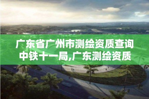 廣東省廣州市測繪資質(zhì)查詢中鐵十一局,廣東測繪資質(zhì)標準