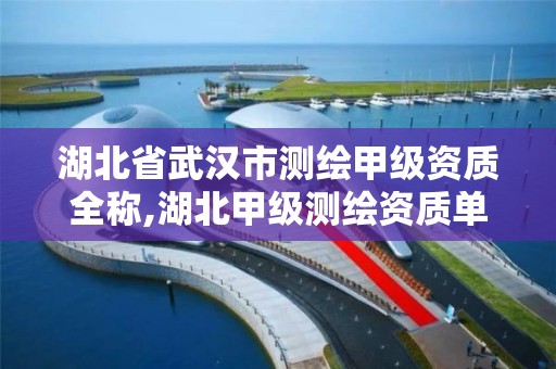 湖北省武漢市測繪甲級資質全稱,湖北甲級測繪資質單位