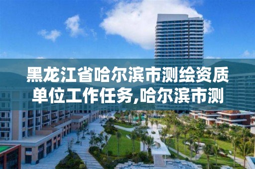 黑龍江省哈爾濱市測繪資質(zhì)單位工作任務,哈爾濱市測繪院