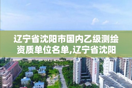 遼寧省沈陽市國內乙級測繪資質單位名單,遼寧省沈陽市國內乙級測繪資質單位名單公示。