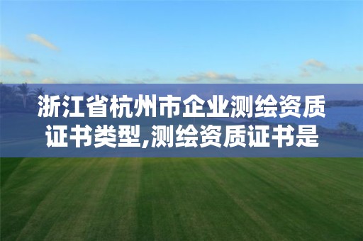 浙江省杭州市企業測繪資質證書類型,測繪資質證書是什么。