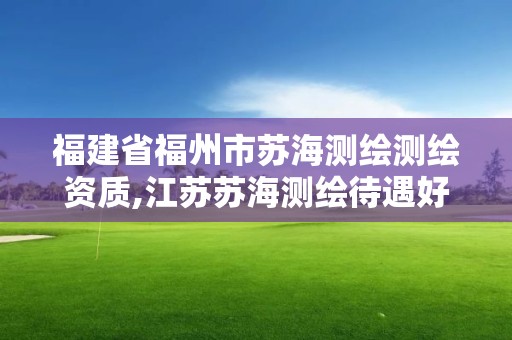 福建省福州市蘇海測繪測繪資質,江蘇蘇海測繪待遇好嗎。