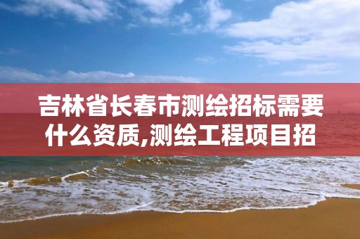 吉林省長春市測繪招標需要什么資質,測繪工程項目招標應具備什么條件