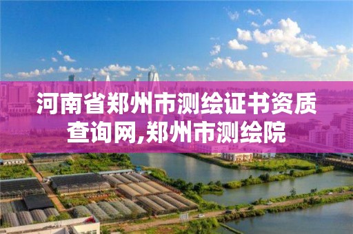 河南省鄭州市測繪證書資質查詢網,鄭州市測繪院