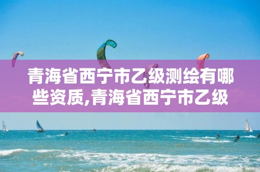 青海省西寧市乙級測繪有哪些資質,青海省西寧市乙級測繪有哪些資質公司