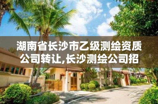 湖南省長沙市乙級測繪資質公司轉讓,長沙測繪公司招聘