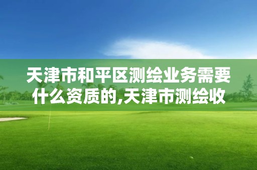 天津市和平區測繪業務需要什么資質的,天津市測繪收費標準。