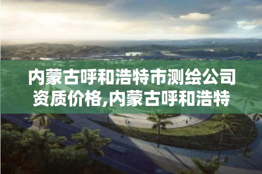 內蒙古呼和浩特市測繪公司資質價格,內蒙古呼和浩特市測繪公司資質價格是多少