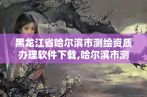 黑龍江省哈爾濱市測(cè)繪資質(zhì)辦理軟件下載,哈爾濱市測(cè)繪公司