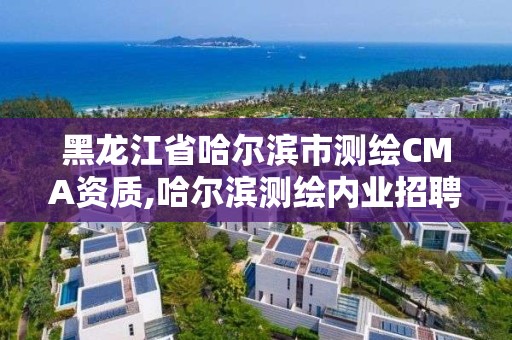 黑龍江省哈爾濱市測繪CMA資質,哈爾濱測繪內業招聘信息