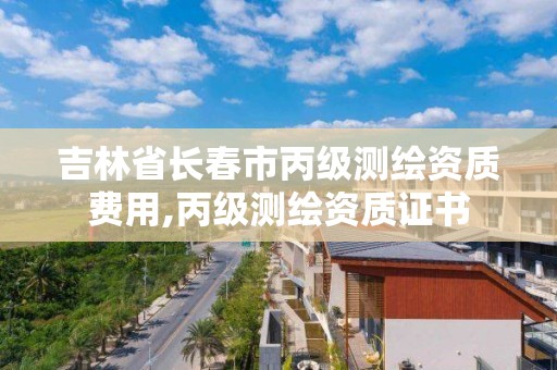 吉林省長春市丙級測繪資質費用,丙級測繪資質證書