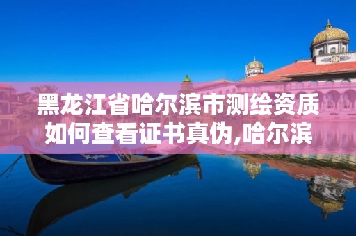 黑龍江省哈爾濱市測繪資質如何查看證書真偽,哈爾濱測繪地理信息局