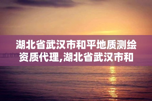 湖北省武漢市和平地質(zhì)測繪資質(zhì)代理,湖北省武漢市和平地質(zhì)測繪資質(zhì)代理公司。